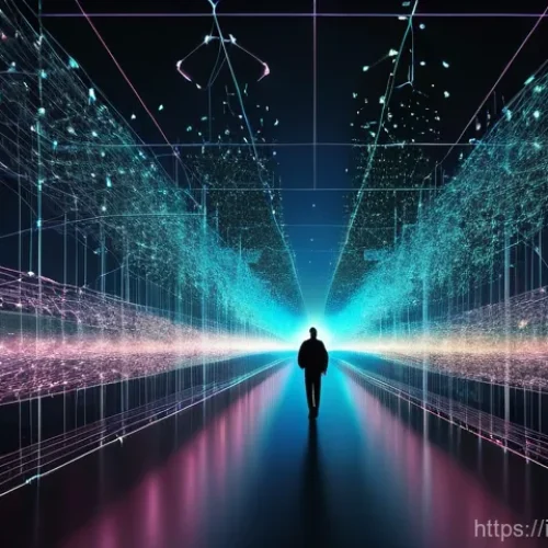 인과관계 추론 훈련의 미래 연구 방향 - **The AI's Causal Insight:**
    An awe-inspiring, abstract representation of Artificial Intelligenc...